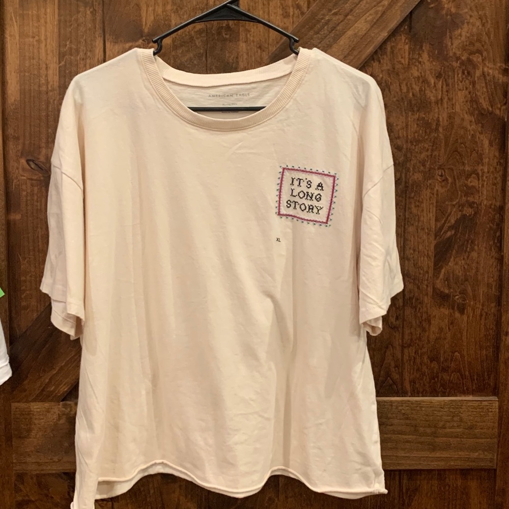 American eagle crop shirt